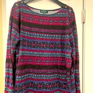 Lauren by Ralph Lauren woman’s 3x top shirt